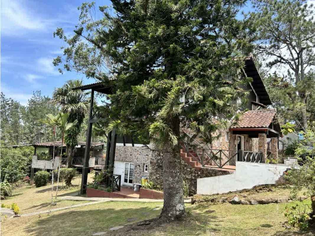 Country estate with natural landscaping and rustic design nestled in Cerro Azul Panama