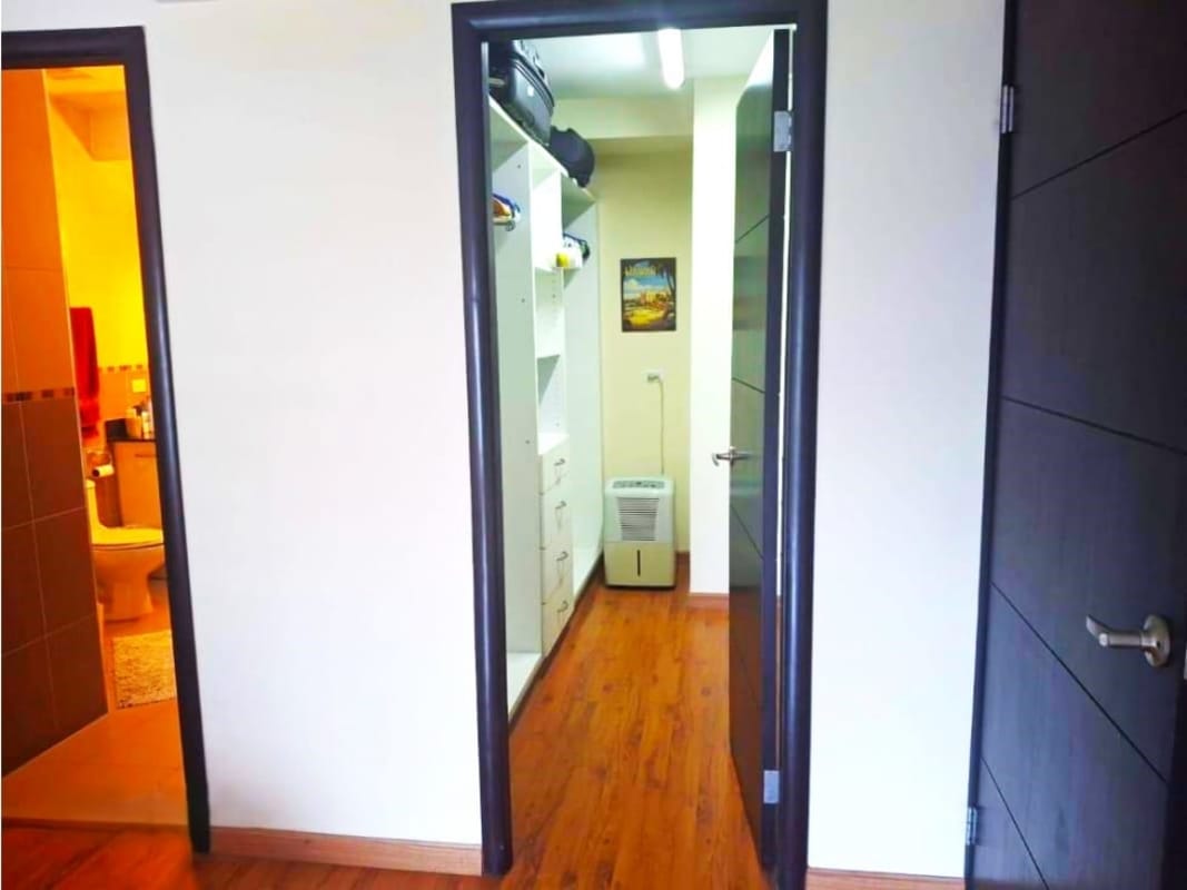 Modern open kitchen with appliances and breakfast bar in PH Bayfront