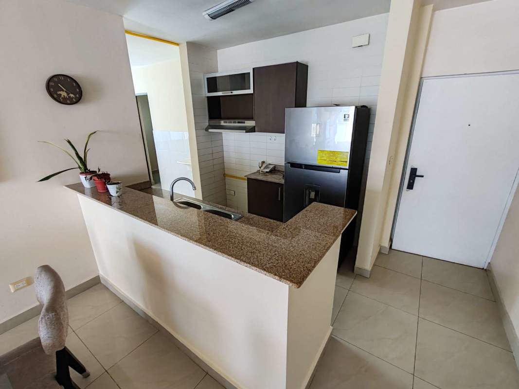 Bedroom with large window and ocean views PH Punta Paitilla Panama Condo