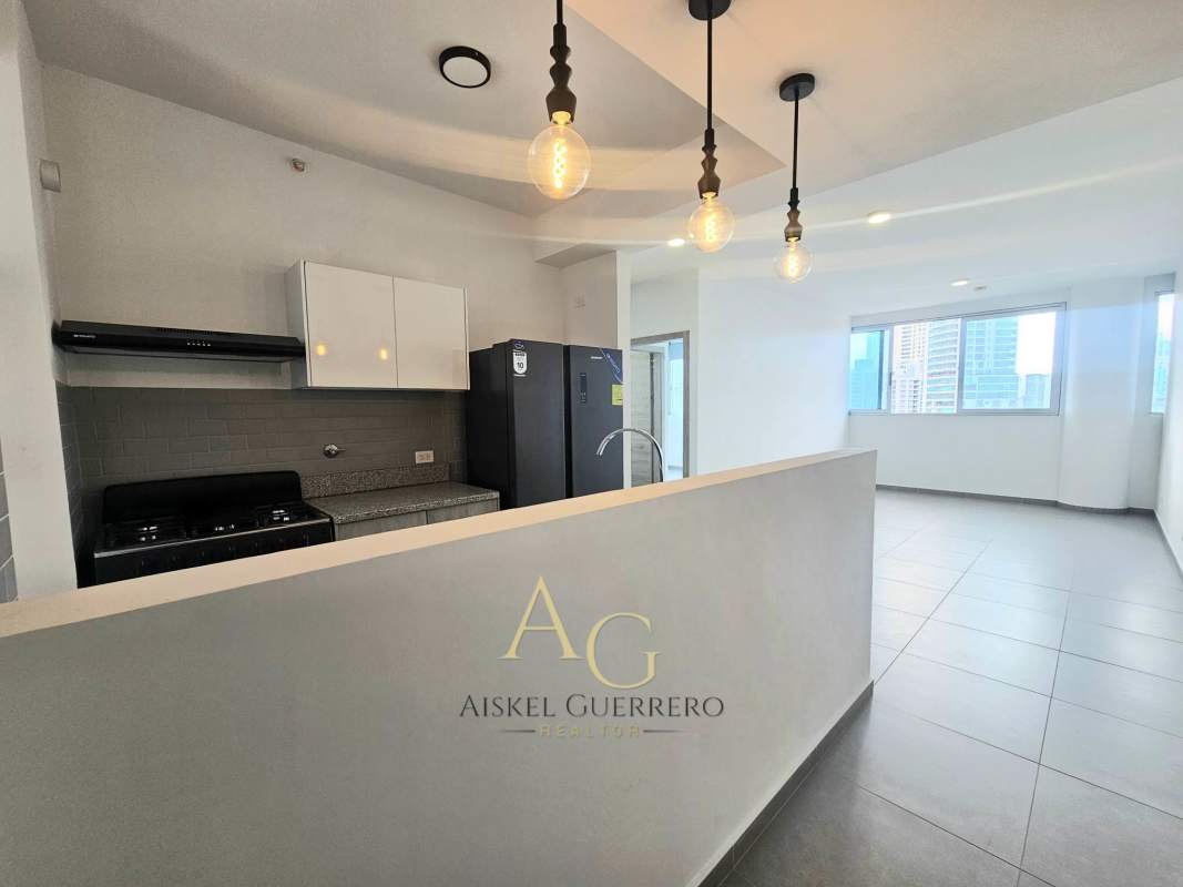 Contemporary kitchen with granite countertops, stainless appliances at Signature Point Panama City