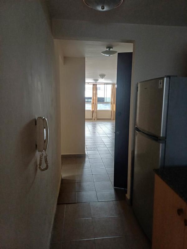 Bedroom with closet, tiled floors, window in PH Terrazas de San Francisco Panama