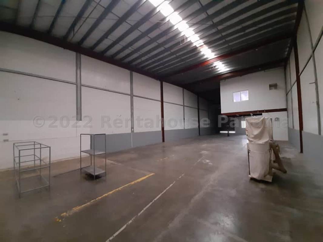 Large open warehouse space interior with mezzanine and industrial lighting Tocumen Panama