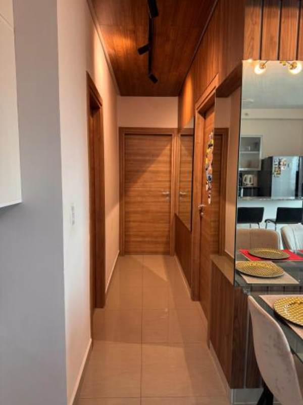 Modern gym in PH Venezia Tower overlooking Panama City skyline