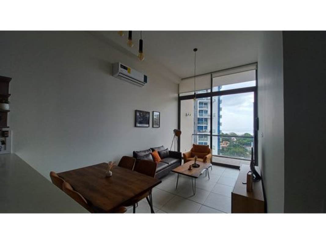 Second bedroom with ocean views, built-in closet and AC PH Coco del Mar Panama City