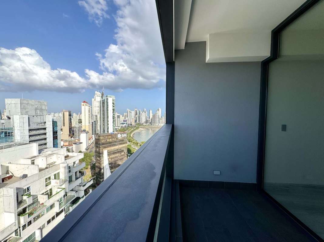 Sleek modern kitchen in luxury apartment PH Nuovo by Armani Casa with marble floors and open design