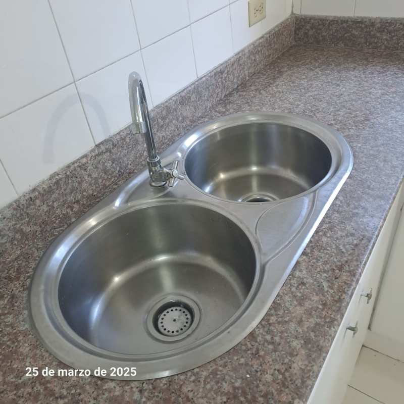 Kitchen with granite countertop and double stainless steel sink PH Plaza España El Cangrejo Panama