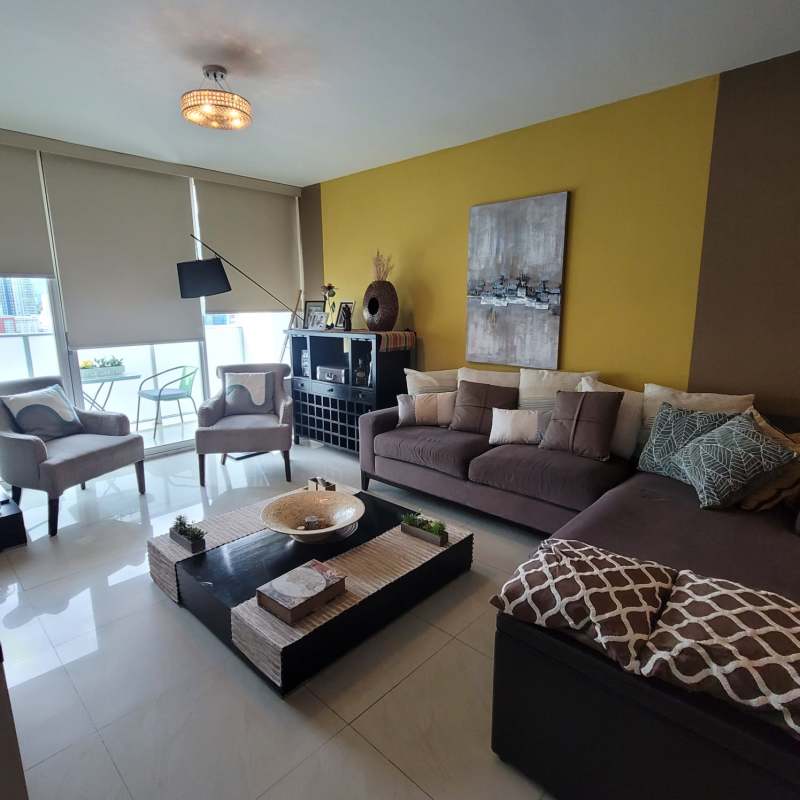 Elegant 2BR Apartment Balcony Ocean District Punta Paitilla