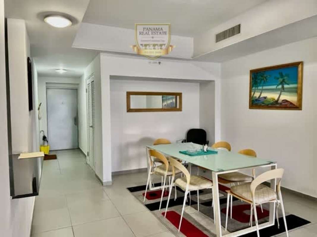 Open kitchen with modern cabinetry and upgraded appliances in PH Yacht Club Panama City