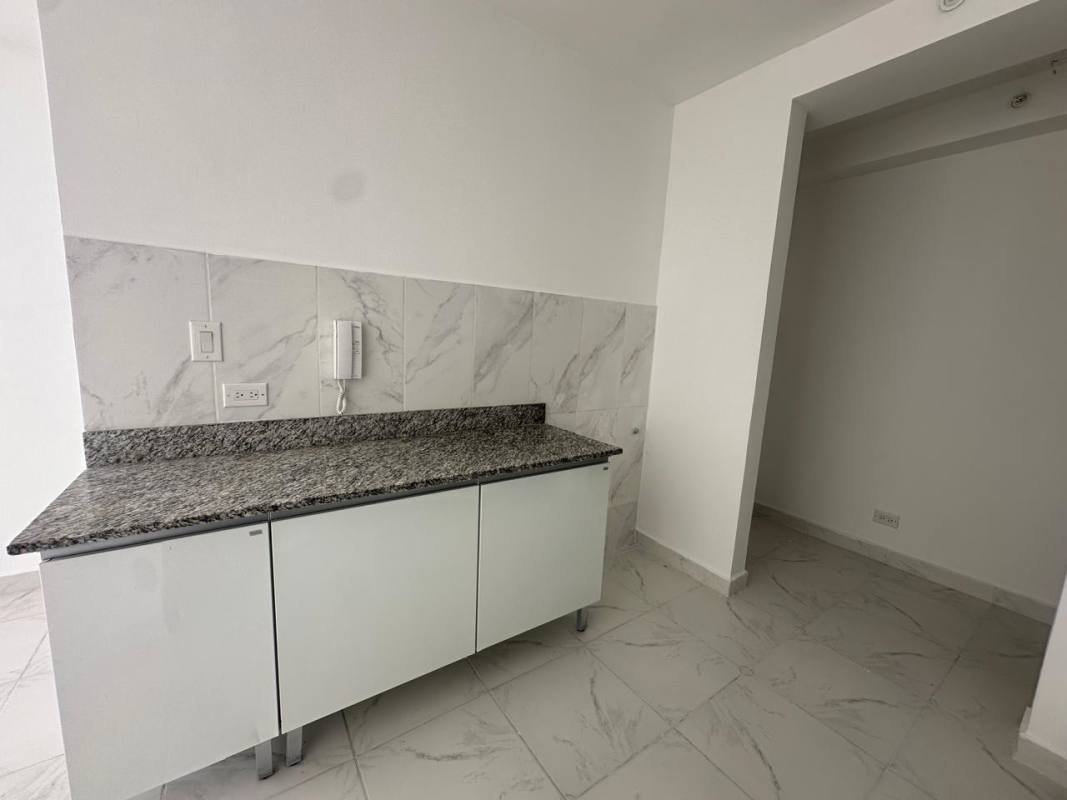 Open plan living room marble tile modern interior PH Via Centenario Panama City