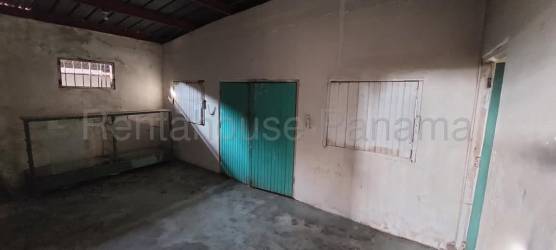 Concrete utility or storage room inside mountain commercial compound Chicá Panama
