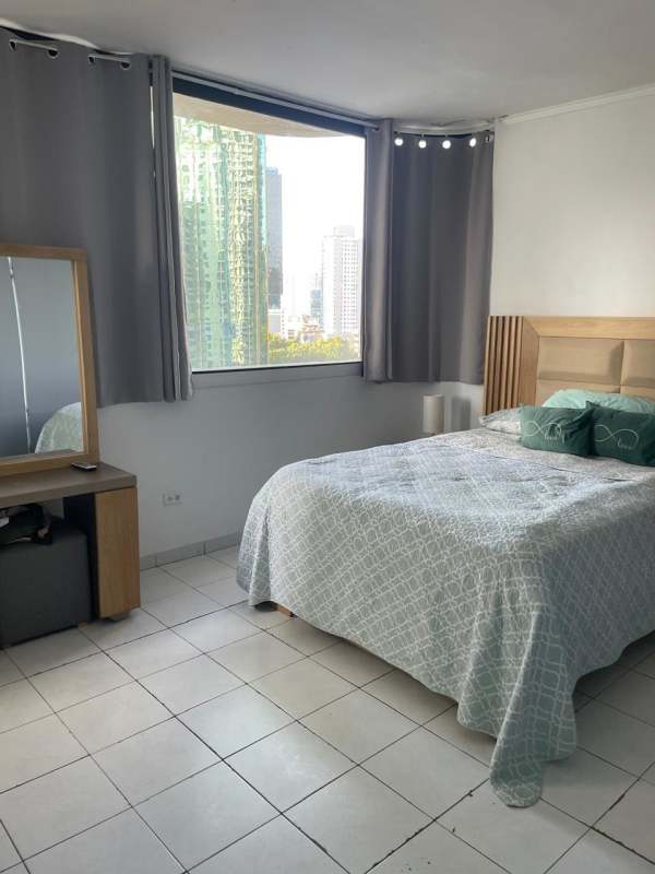 Third bedroom or home office with closet in spacious PH Park Loft Obarrio Panama apartment for sale