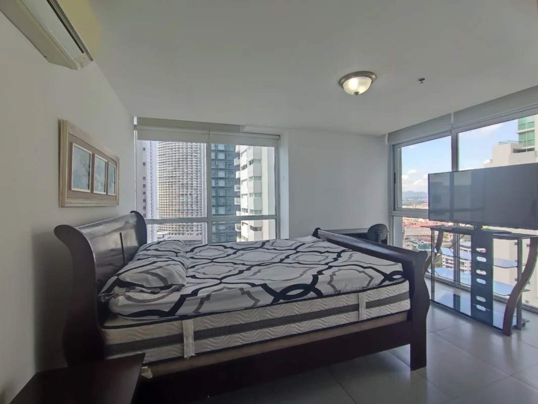 Outdoor pool with deck at PH Bella Vista Tower Panama City