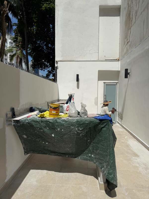 Common social area with BBQ zone outdoor PH Teus Tower I Panama