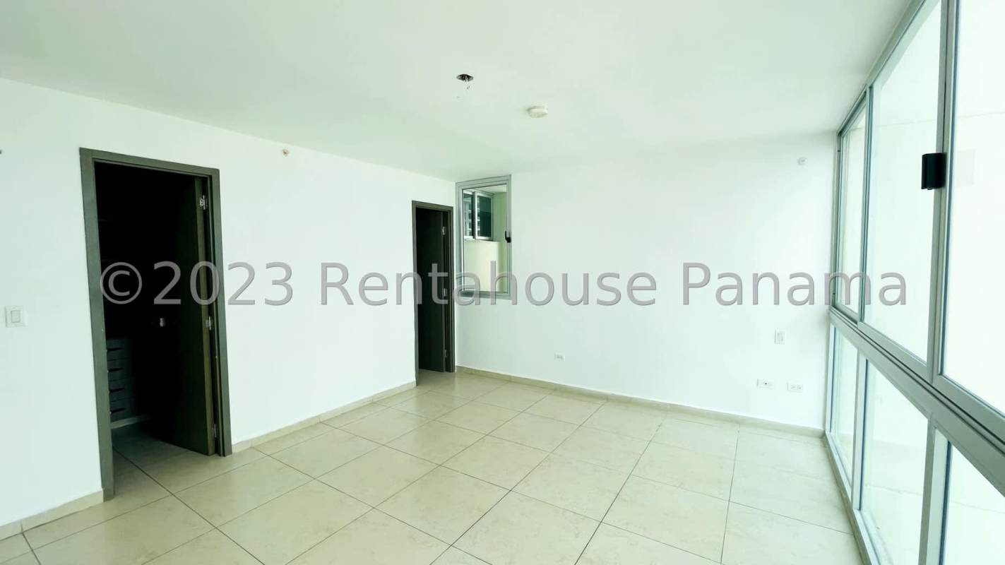 Terrace balcony with panoramic city skyline view PH Lumiere Costa del Este Panama