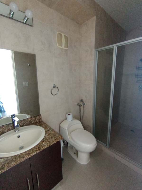 Contemporary kitchen with granite countertops in PH Marina Plaza Bella Vista Panama City