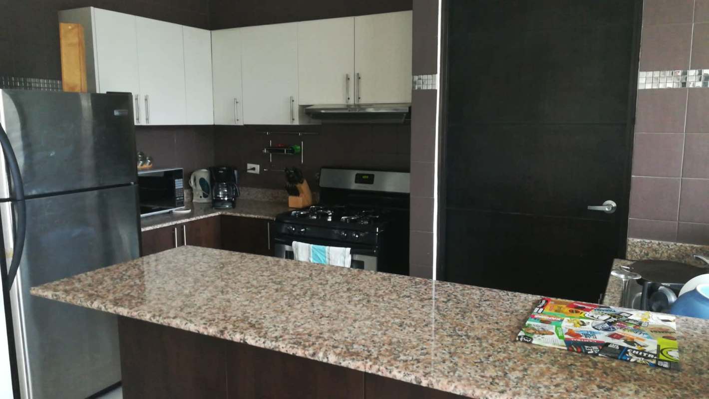 Gated complex and towers exterior view PH Greenbay Costa del Este Panama