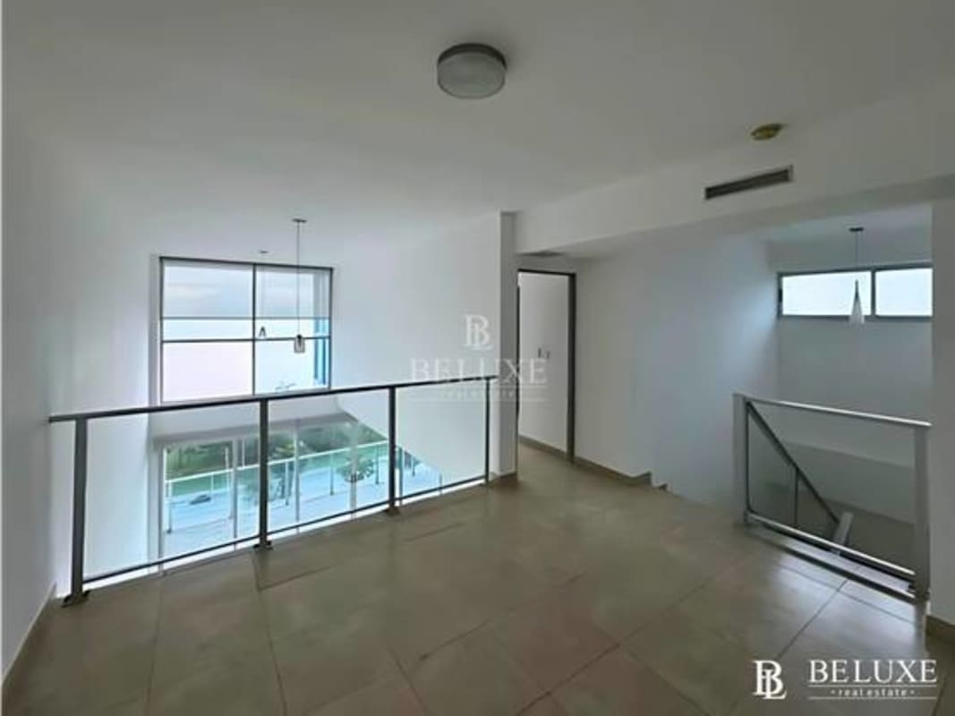 Large open modern duplex apartment interior at PH H2O Avenida Balboa