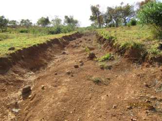 Flat terrain adjoining main road ideal for construction or access point in Santa Fe Panama