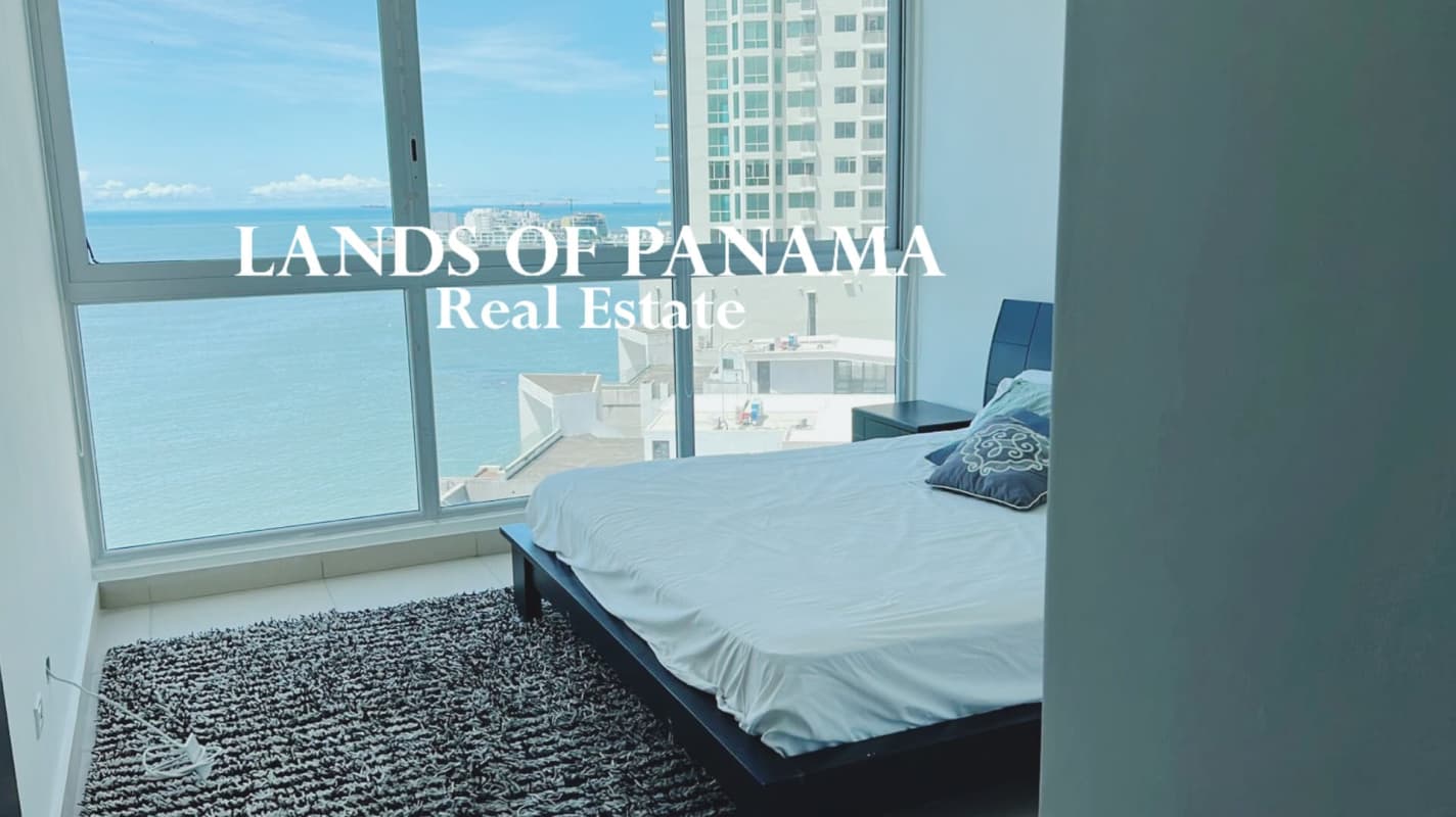 Contemporary kitchen with granite countertops and ocean view PH Oceanaire Punta Pacifica