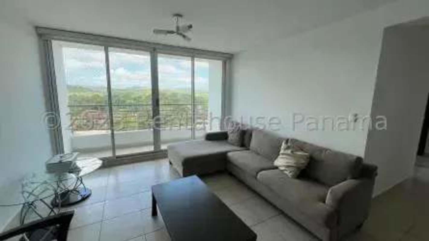 Balcony view with lush green surroundings at Clayton Park Panama