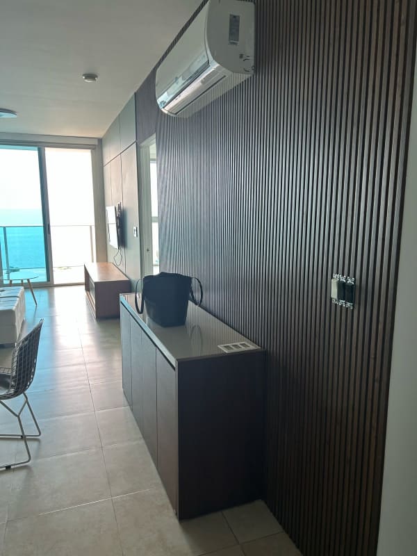 Laundry with washer dryer inside apartment PH H2O Avenida Balboa