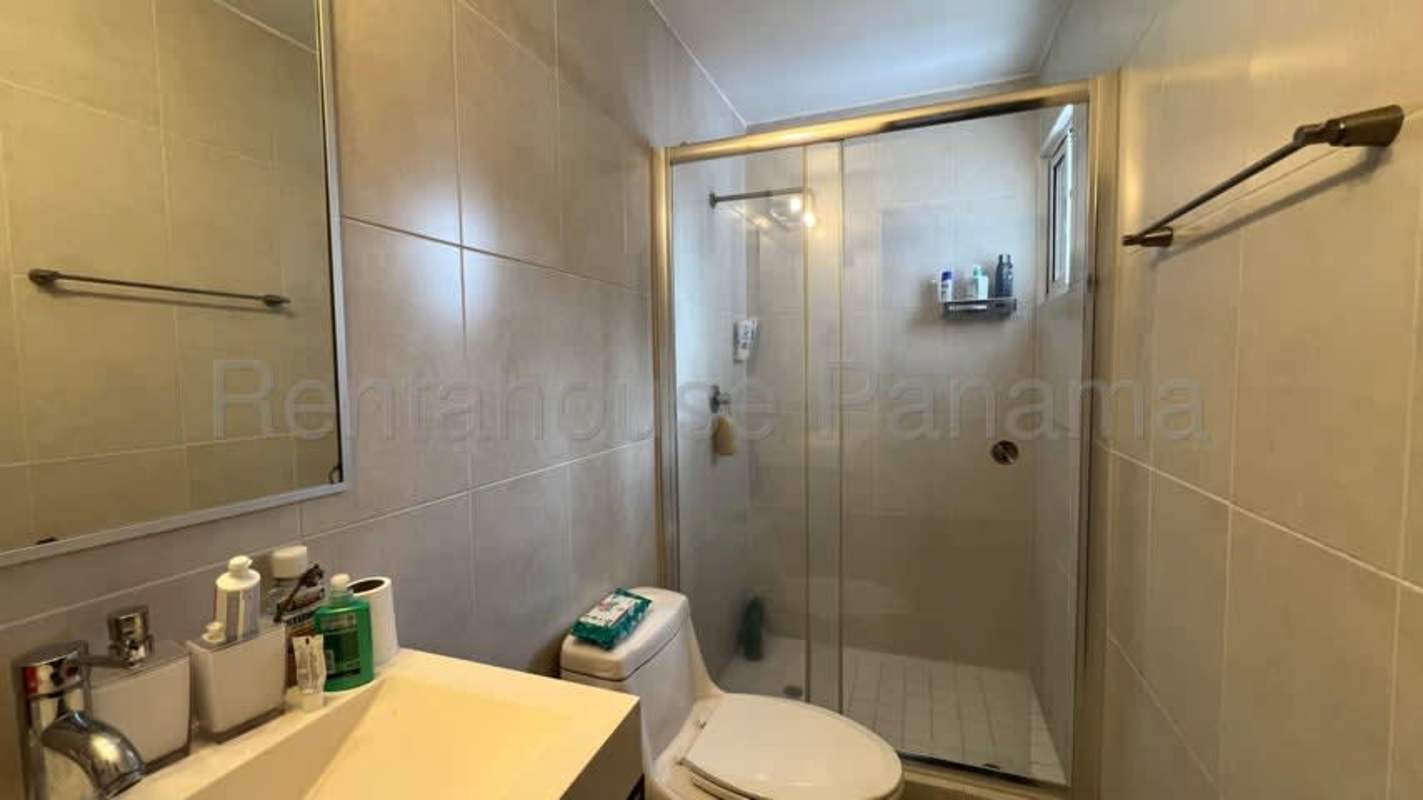 Spacious enclosed kitchen with granite countertops in PH Obarrio Tower Panama