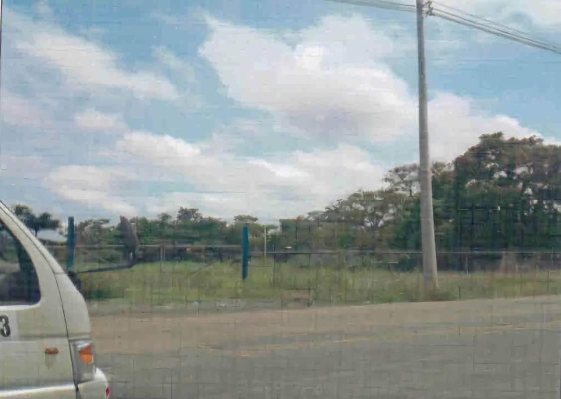 Satellite aerial image highlighting major roads and land parcel location Villa Lobos Tocumen Panama