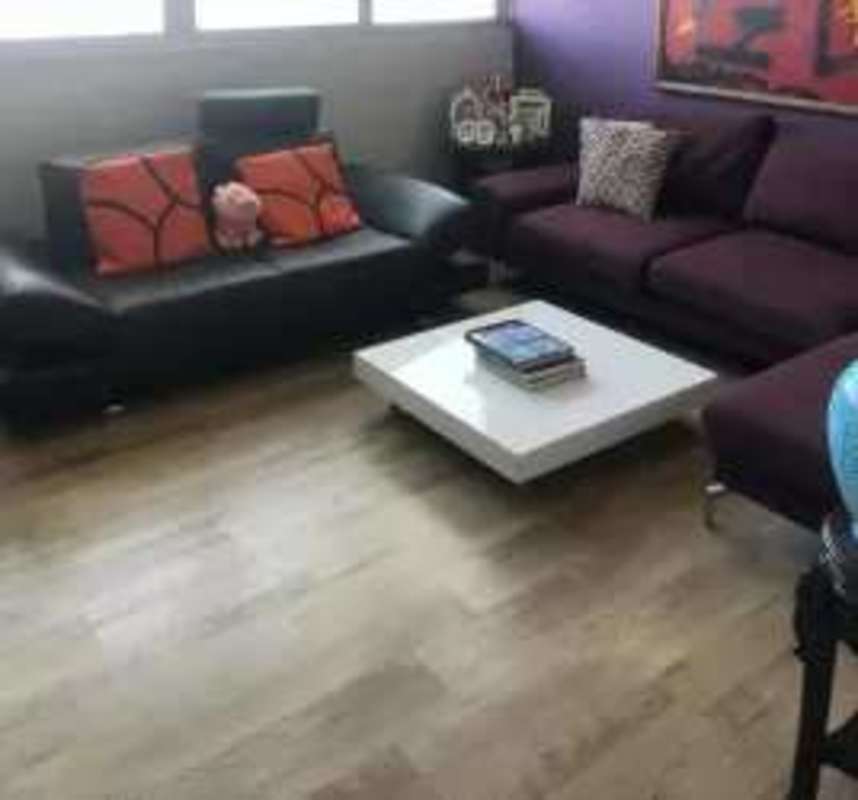 Wide marble entry corridor with artwork luxury condo PH Ocean Two Costa del Este Panama