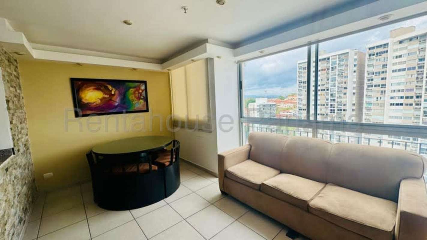 Open kitchen with granite countertops and ceramic tiles PH Villa de las Fuentes Panama City