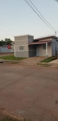 Small modern house with carport and grass garden corner lot Vista Alegre Panama