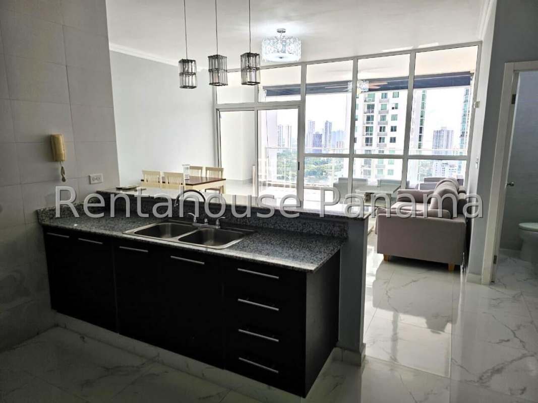 Equipped gym with mirrored walls cardio and weights PH Waterfalls San Francisco Panama