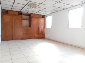 Bedroom with MDF closet and tiled floor Ciudad Vacamonte house Panama