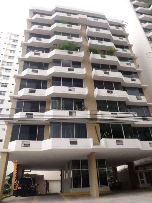 Facade of PH Ocean View apartment building Panama City San Francisco neighborhood