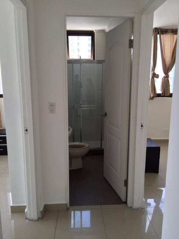 Bedroom with sea view windows, split AC in PH San Francisco Bay Tower 300 Panama