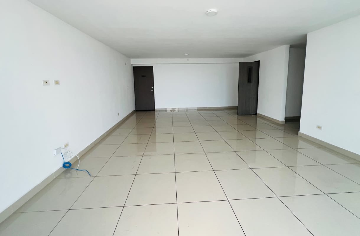 Closed kitchen with light wood cabinetry, granite countertop in PH Lexington Tower Villa de las Fuentes Panama City