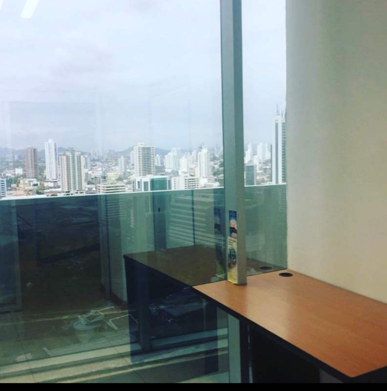 Private office enclosed with glass in PH Bella Vista Tower Panama