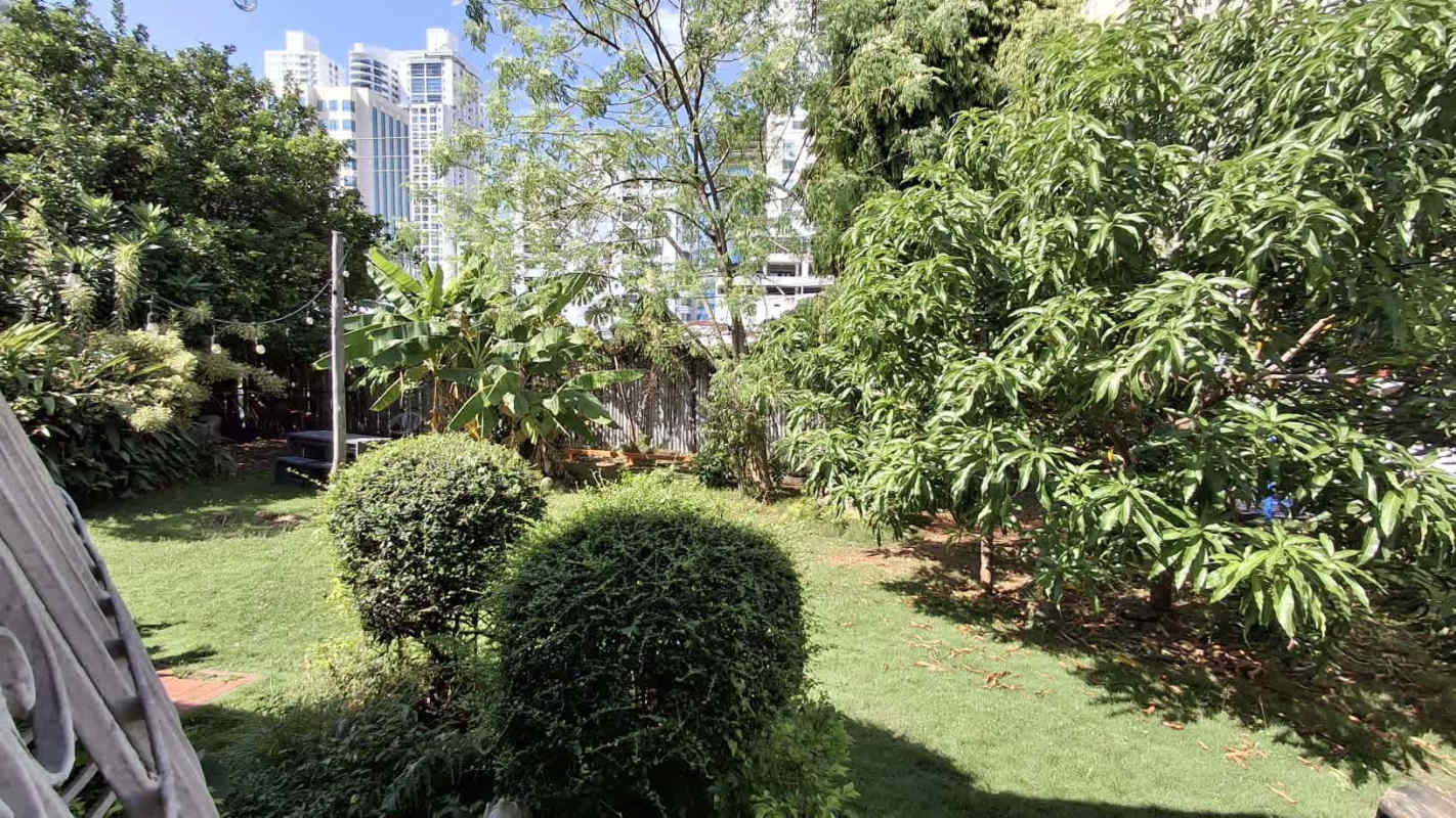 Living room space with tile floor, large windows, bright interior in San Francisco