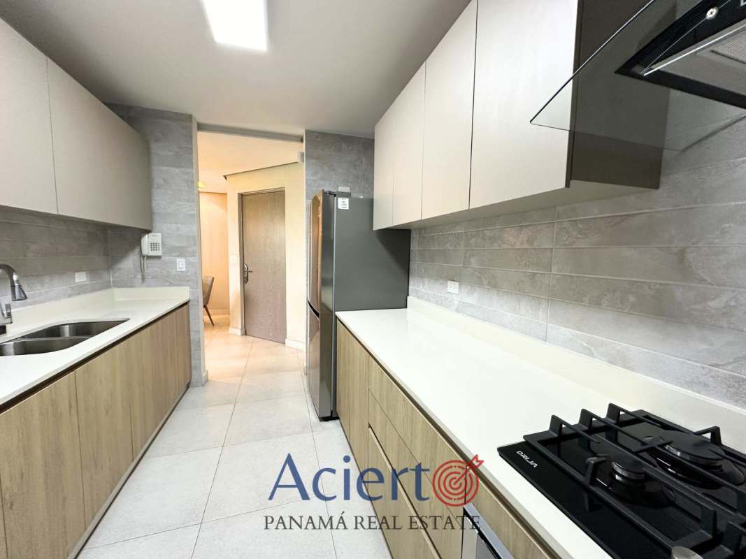 Spacious balcony with panoramic views at PH Condado Country Club Condado del Rey Panama