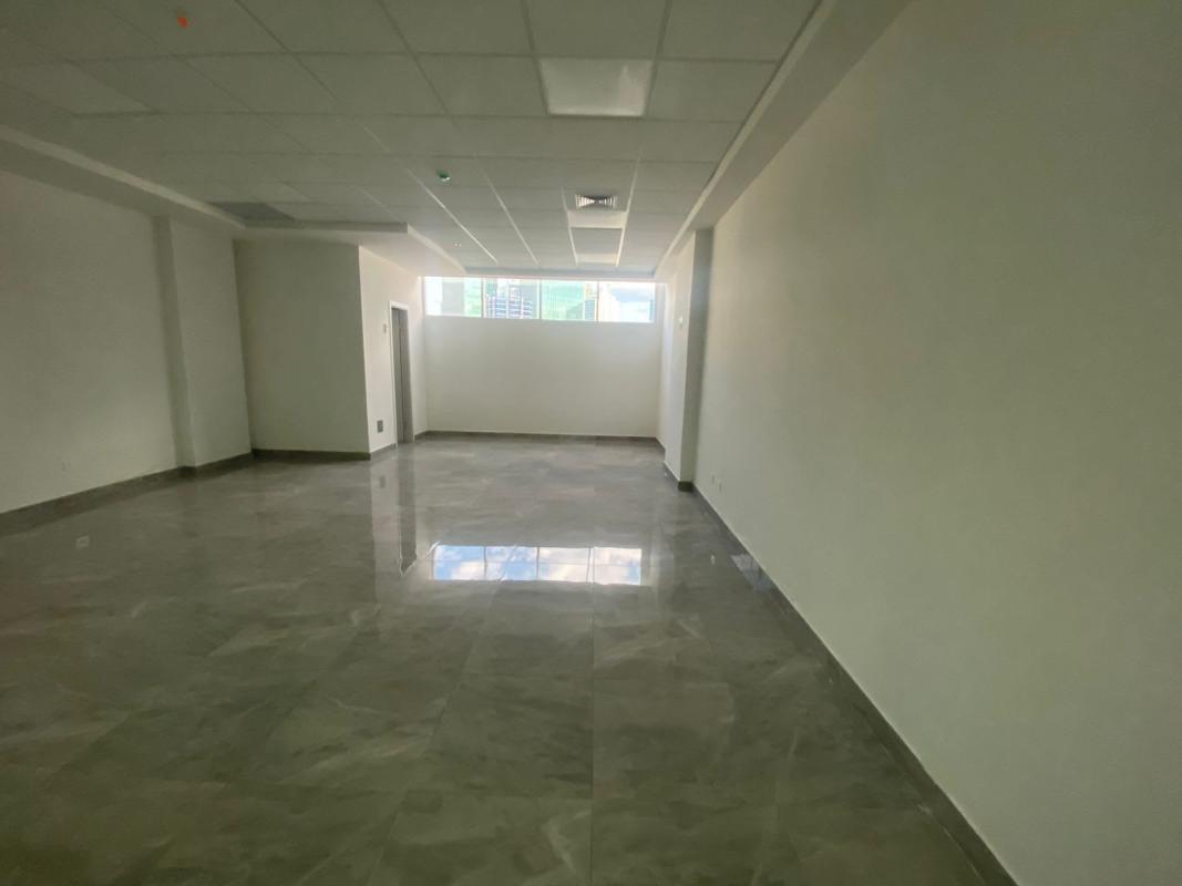 Spacious commercial retail or office unit with tiled floors large windows in Punta Paitilla Panama