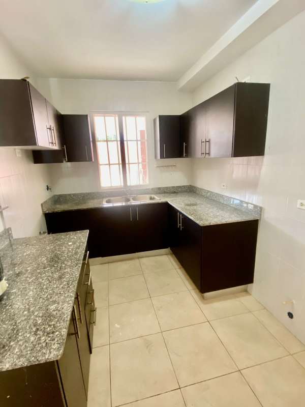 Bright open living area with tile floors in Villa Navona Panama