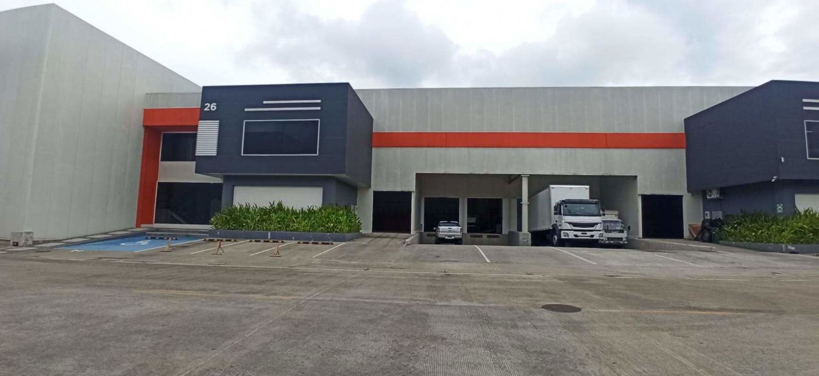 High ceiling warehouse interior Tocumen Free Zone Panama