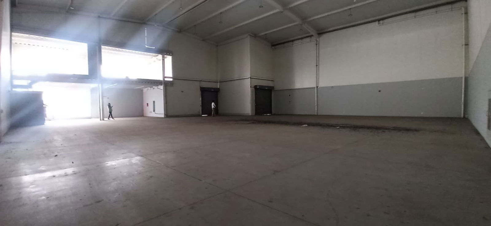 Exterior of industrial warehouse free zone with parking Tocumen Panama