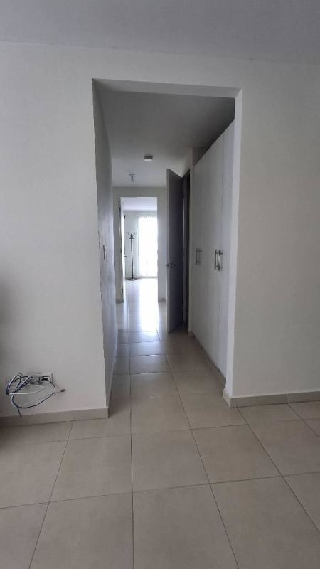 Modern bathroom with glass shower enclosure and vanity in Versalles Compound Panama apartment