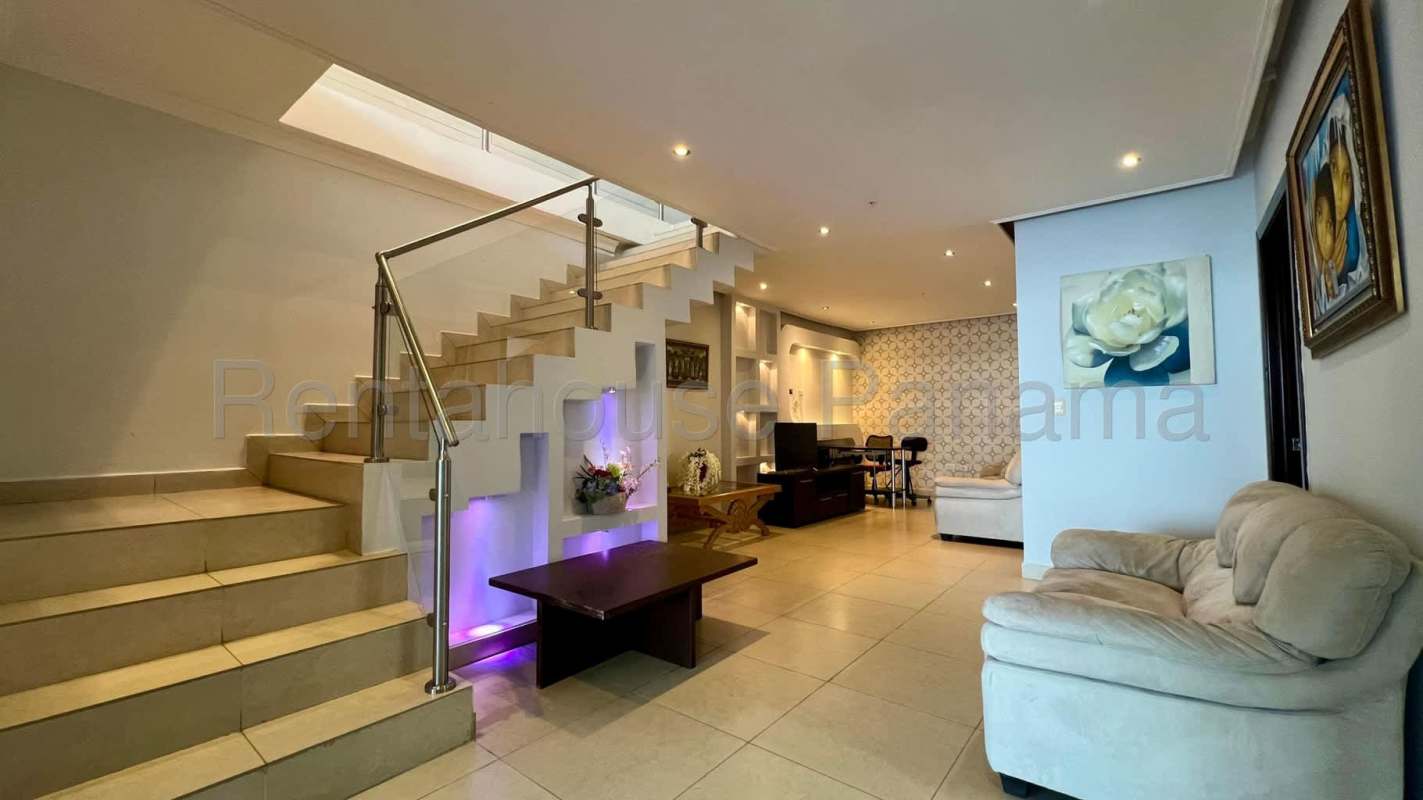 Spacious master bedroom with large balcony, ocean views, en-suite bath and walk-in closet in PH Rivage Tower