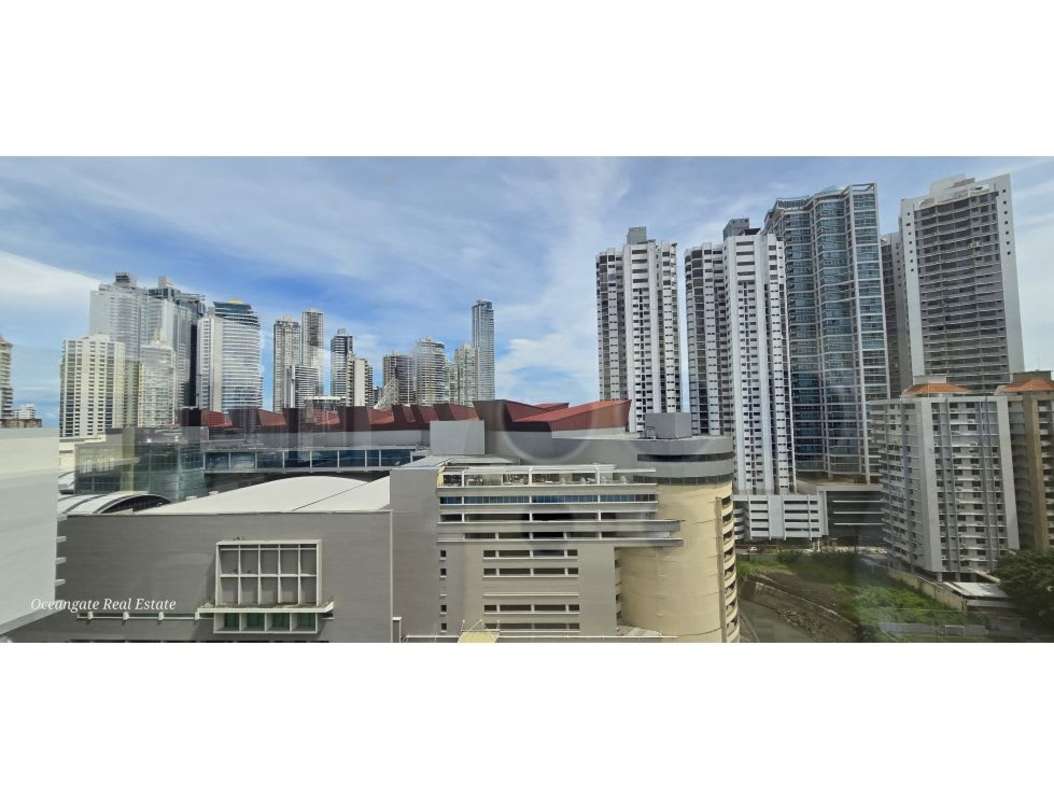 View of Panama City skyline with high-rise buildings from PH Royal Center San Francisco