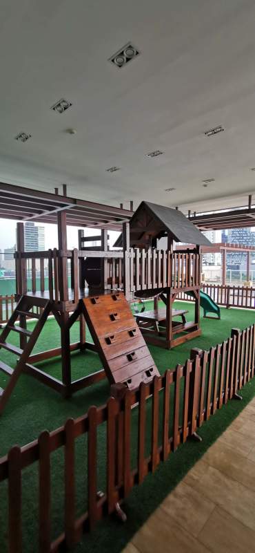 Indoor playground with play structures for kids in PH Asia Costa del Este