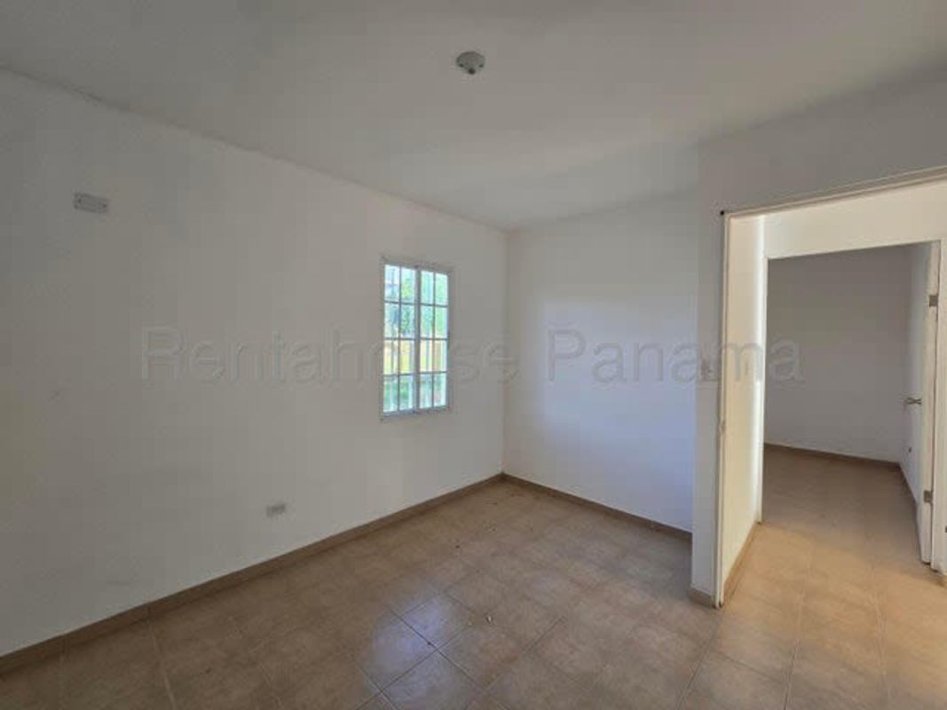 Bright unfurnished bedroom with tile floor Pacora house sale Panama