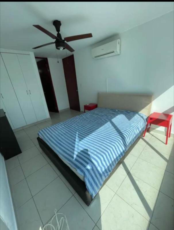 Bedroom with AC, closet, modern design PH Central Park Panama City