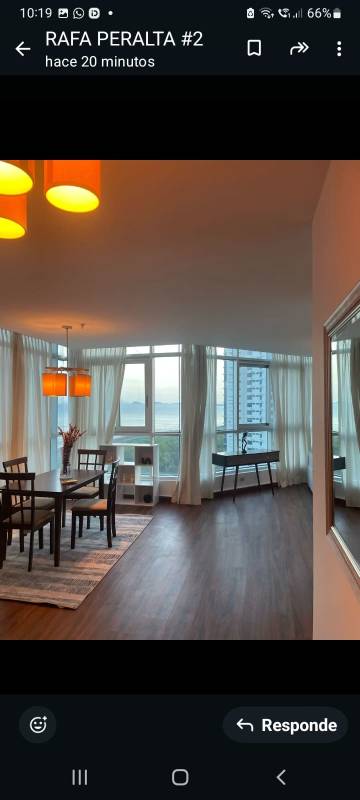 Open plan kitchen with granite breakfast bar and stainless appliances Costa del Este Panama