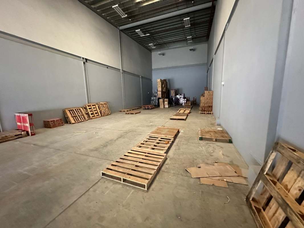 Large open storage area with high ceiling skylights Don Bosco Business Park